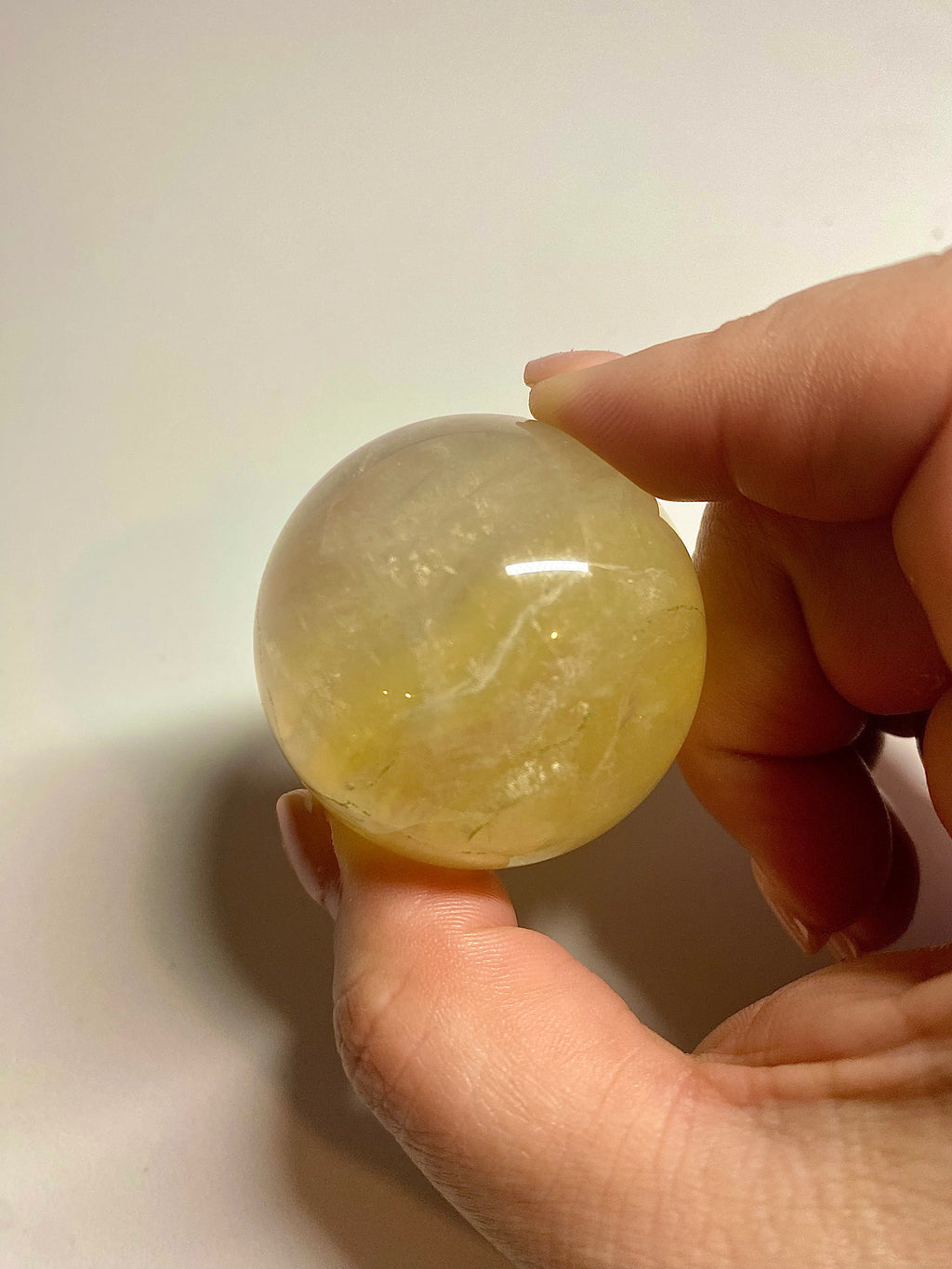 Honey Calcite Sphere