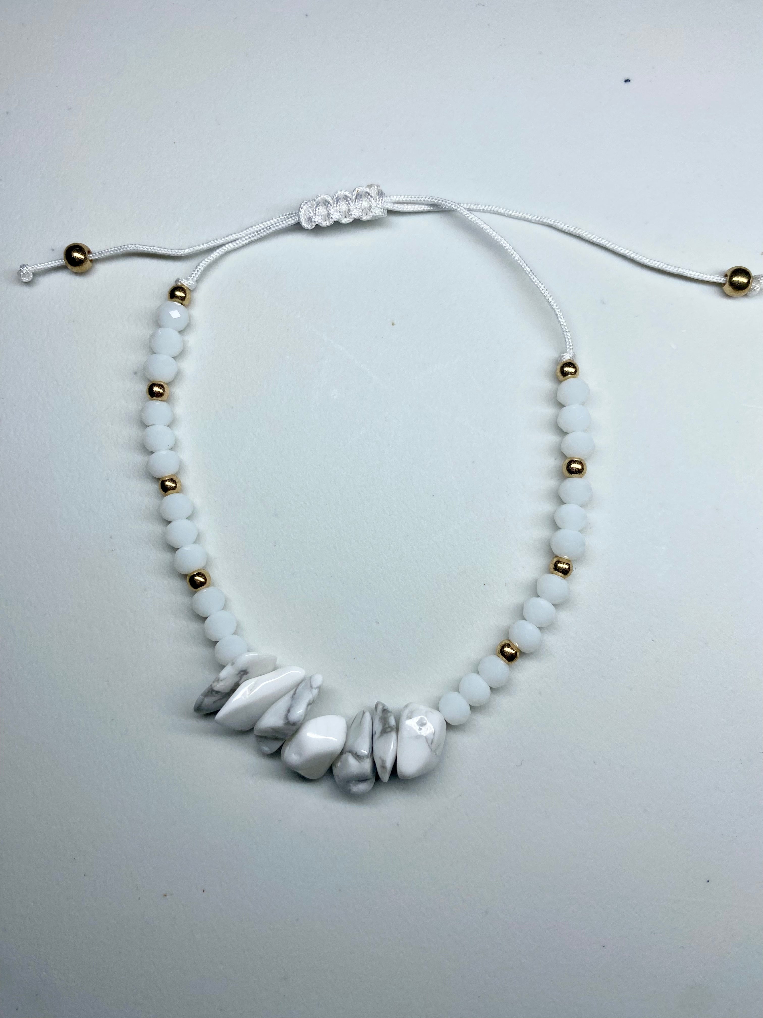 Minimalist Natural Chip Bracelet