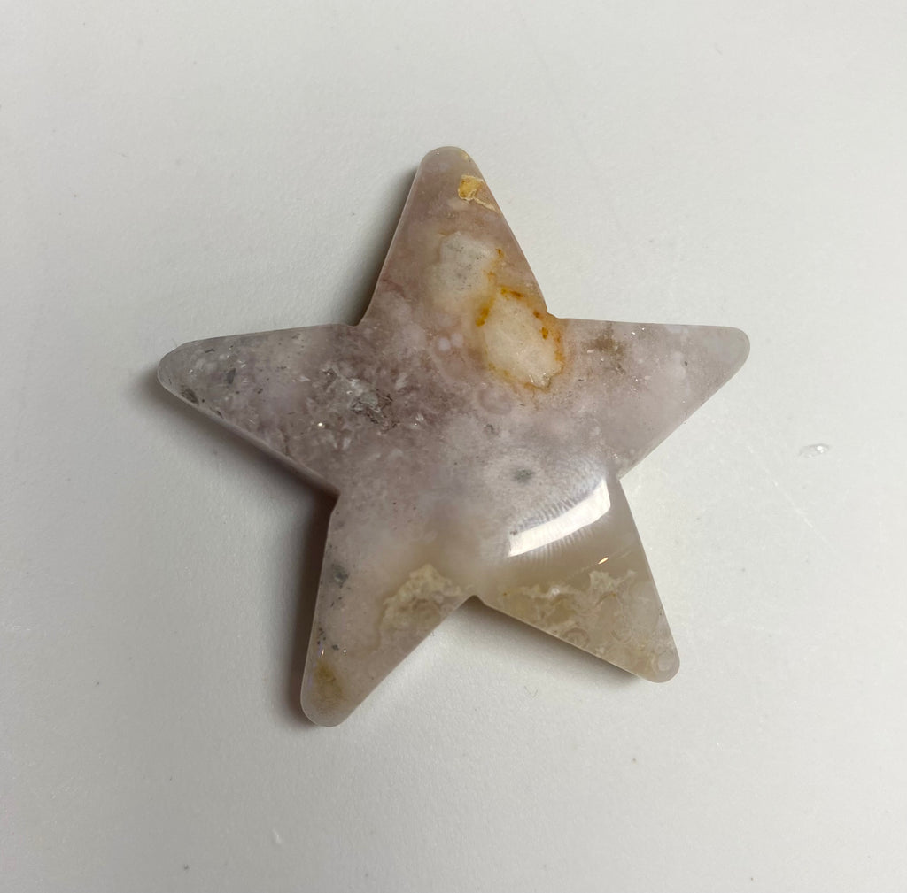 Cherry Blossom Agate Star