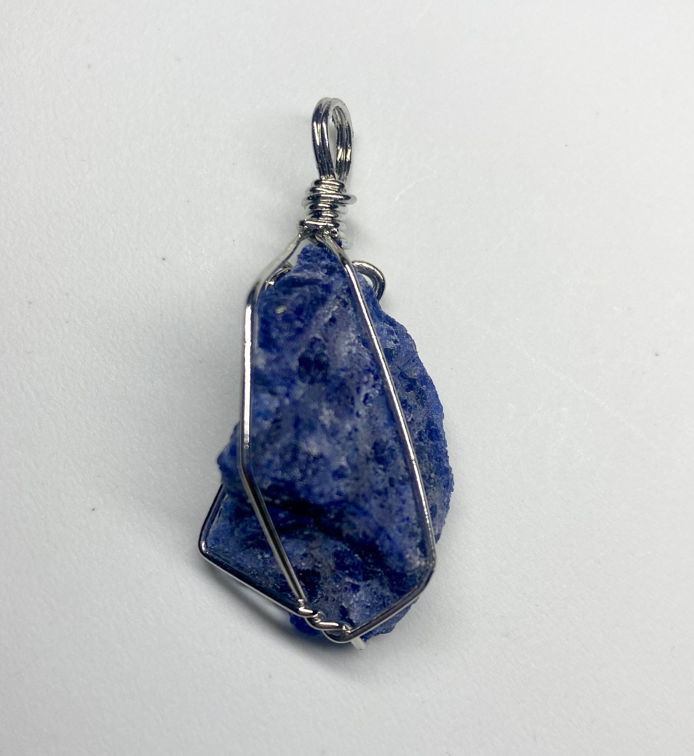 Blue Sodalite Raw Pendant