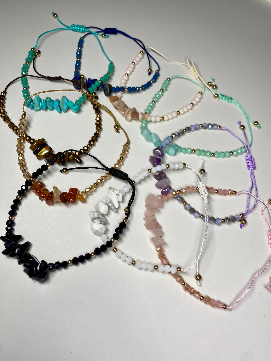 Minimalist Natural Chip Bracelet