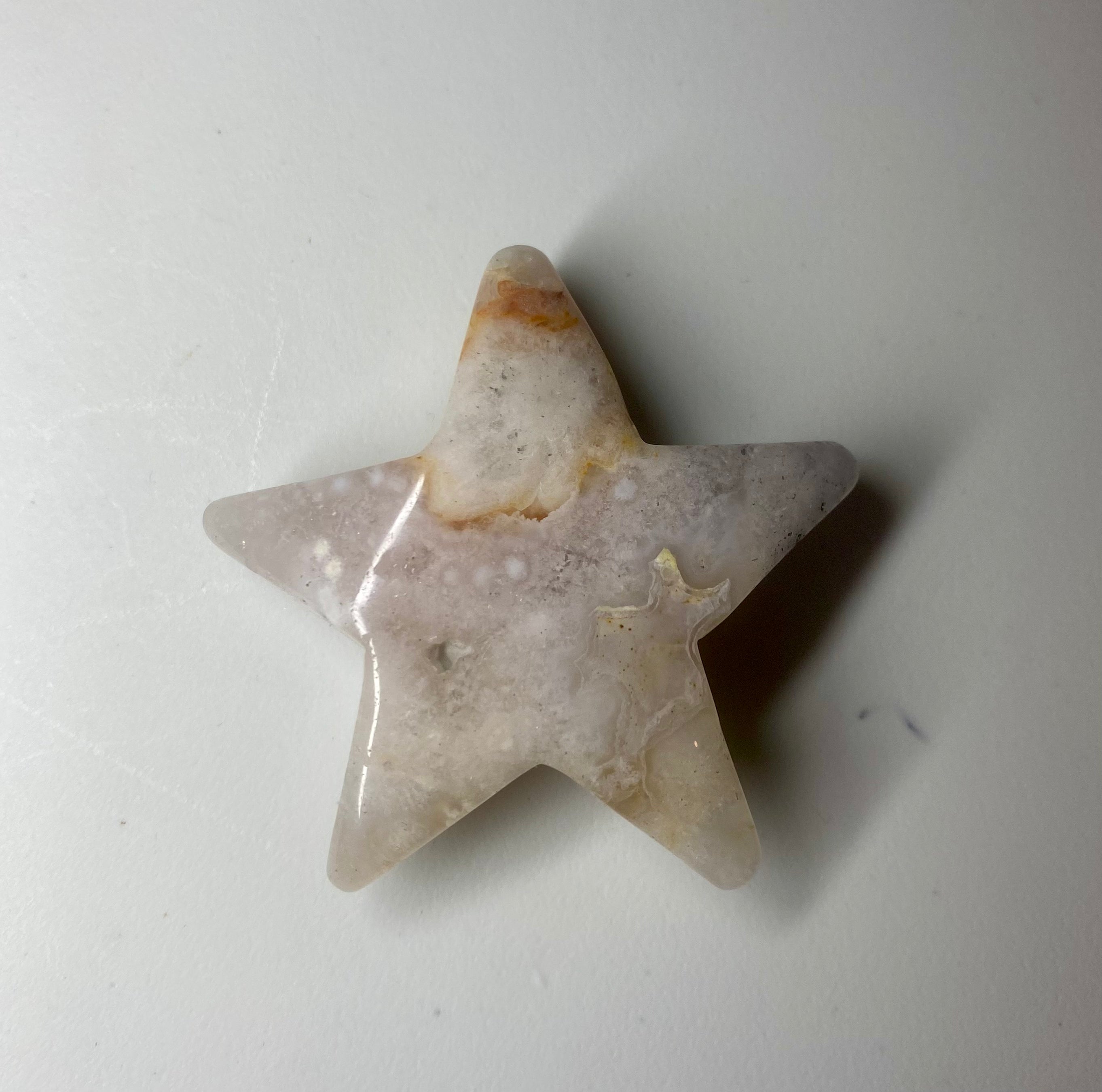 Cherry Blossom Agate Star