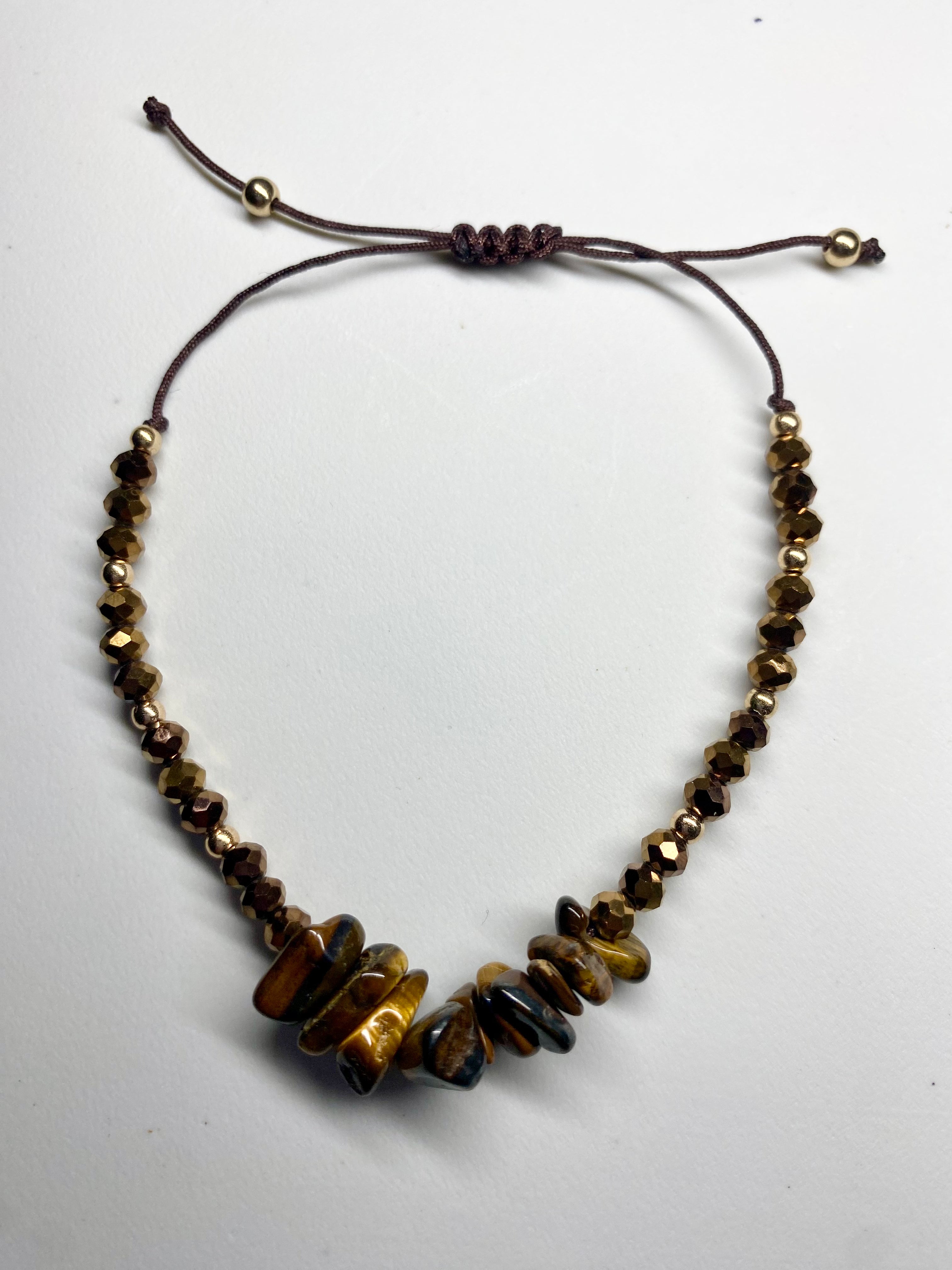 Minimalist Natural Chip Bracelet