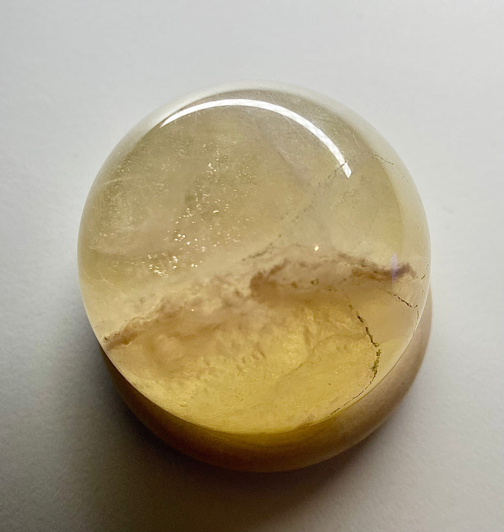 Honey Calcite Sphere