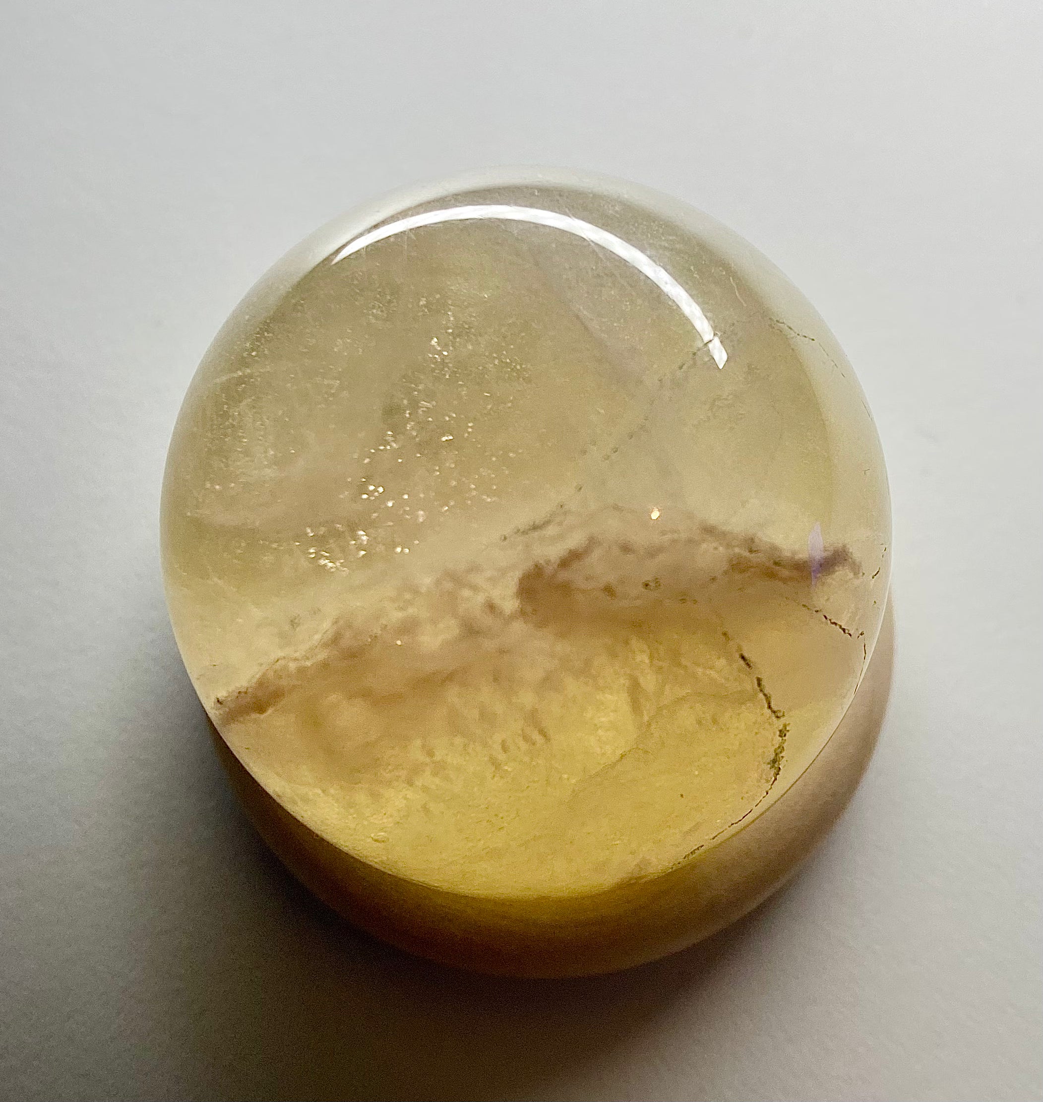 Honey Calcite Sphere