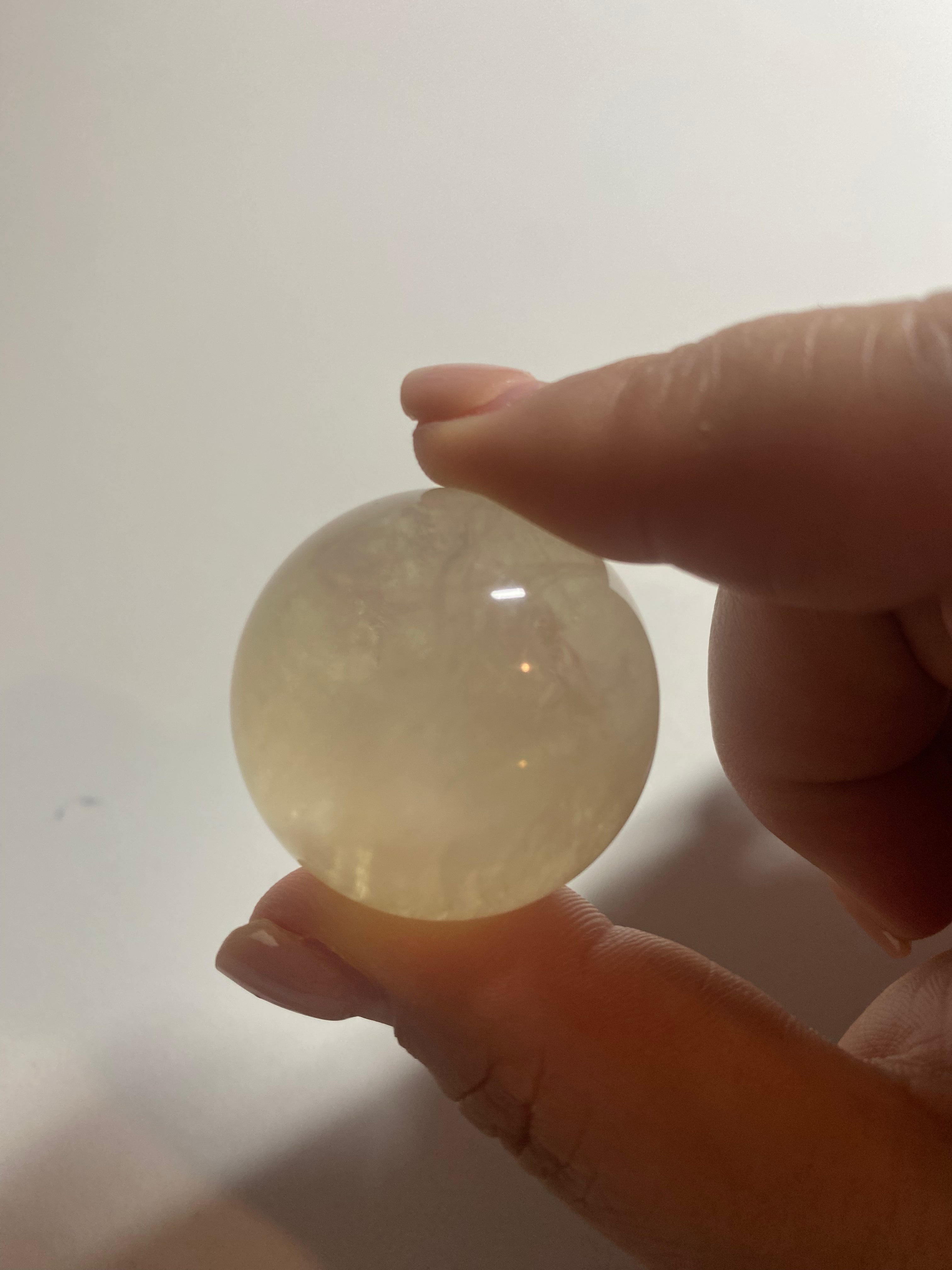 Honey Calcite Sphere